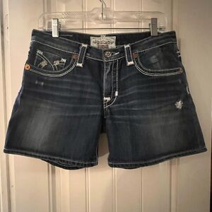 Big Star Dark Blue Jean Shorts